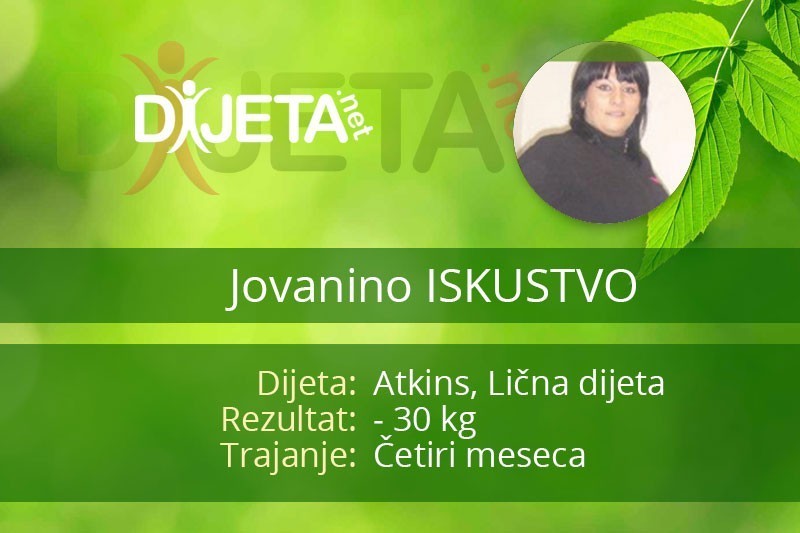 Jovanin uspeh: -30 kg za manje od 4 meseca!